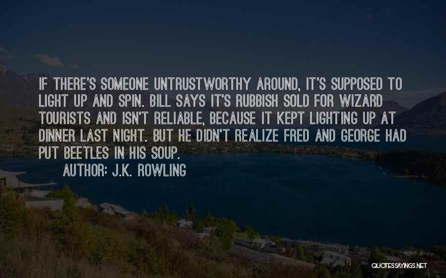 Last Spin Quotes By J.K. Rowling