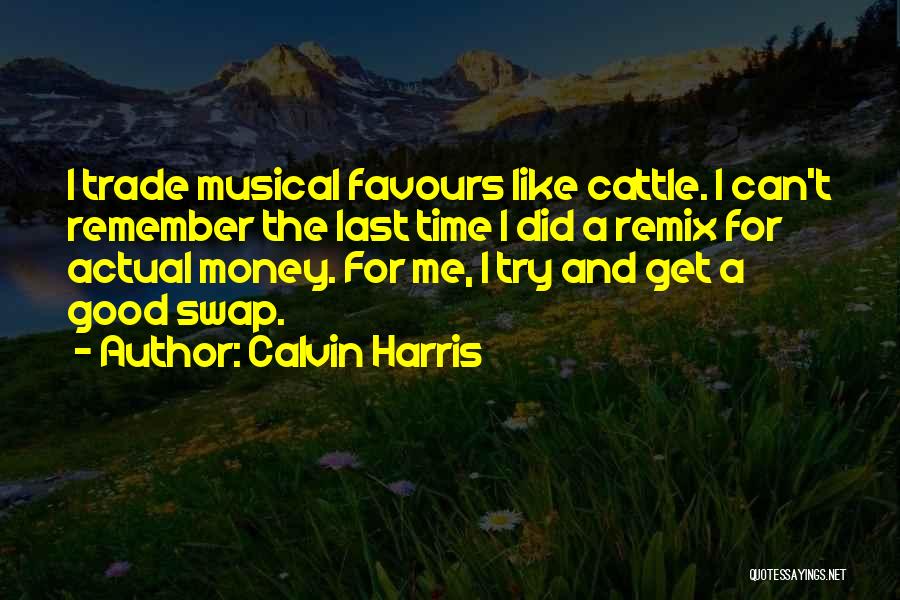Last Try Quotes By Calvin Harris