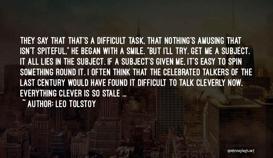 Last Try Quotes By Leo Tolstoy