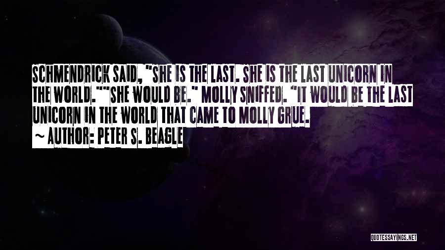 Last Unicorn Molly Grue Quotes By Peter S. Beagle