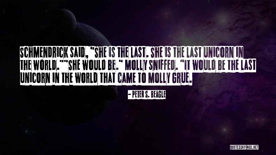 Last Unicorn Molly Grue Quotes By Peter S. Beagle