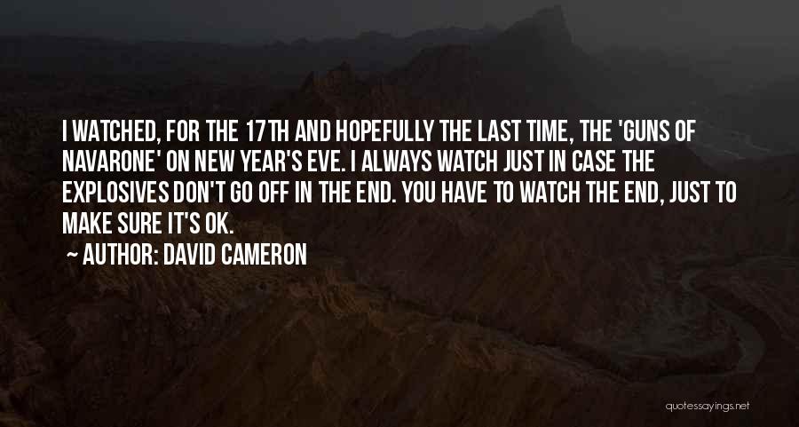 Last Year And New Year Quotes By David Cameron