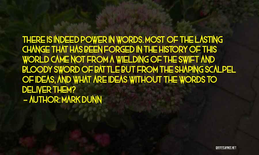 Lasting Change Quotes By Mark Dunn