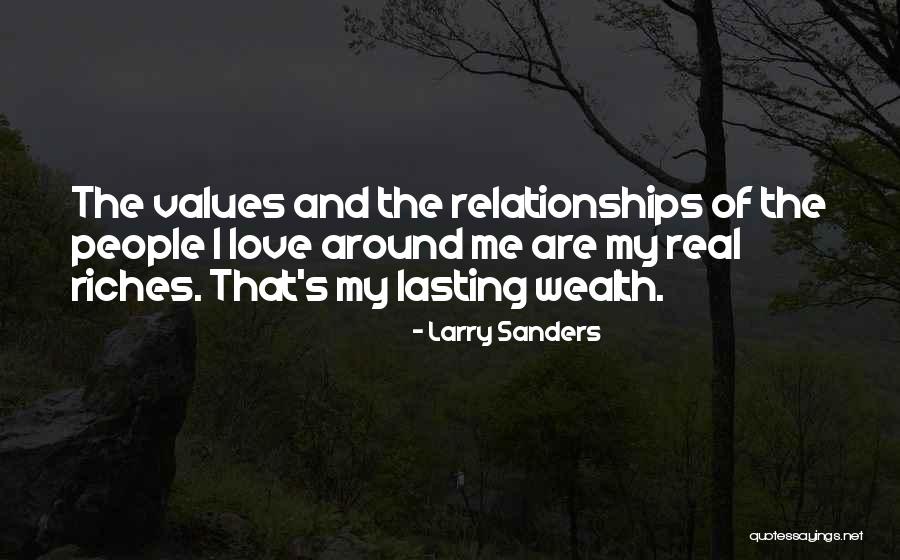 Lasting Love Relationships Quotes By Larry Sanders