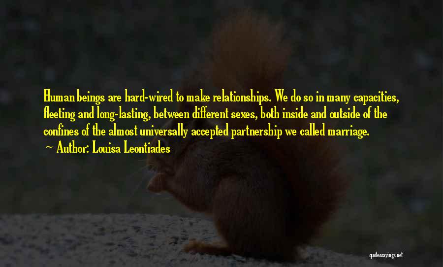 Lasting Love Relationships Quotes By Louisa Leontiades