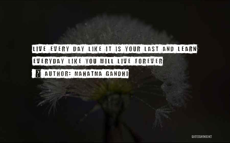 Lasts Forever Quotes By Mahatma Gandhi