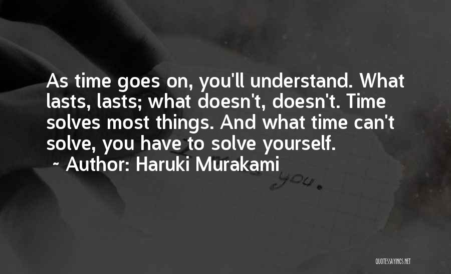 Lasts Quotes By Haruki Murakami