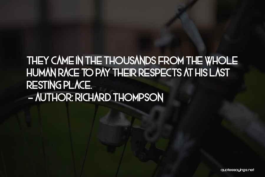 Lasts Quotes By Richard Thompson