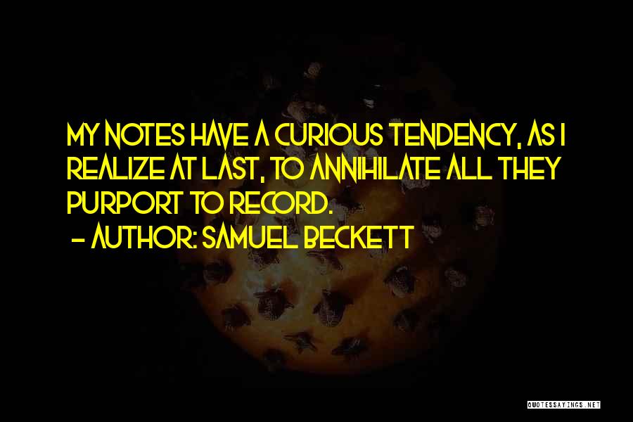 Lasts Quotes By Samuel Beckett