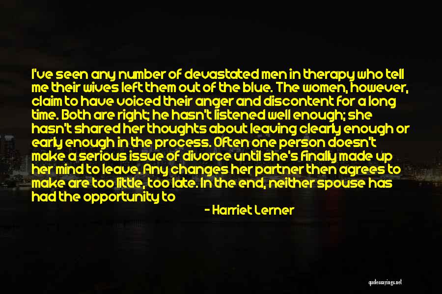 Late Marriage Quotes By Harriet Lerner Late Marriage Quotes By Harriet Lerner