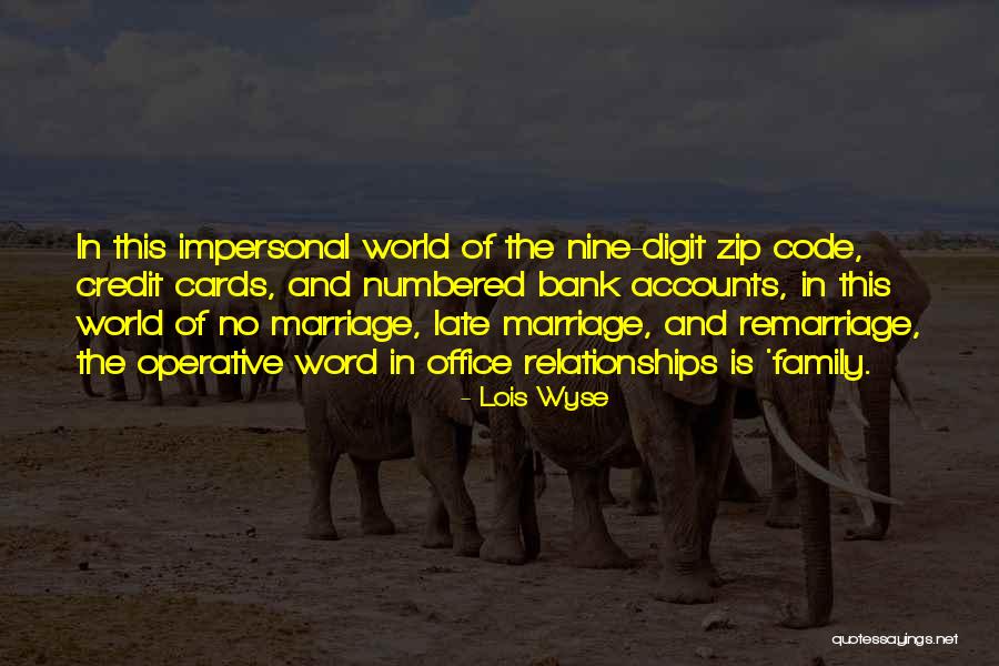 Late Marriage Quotes By Lois Wyse