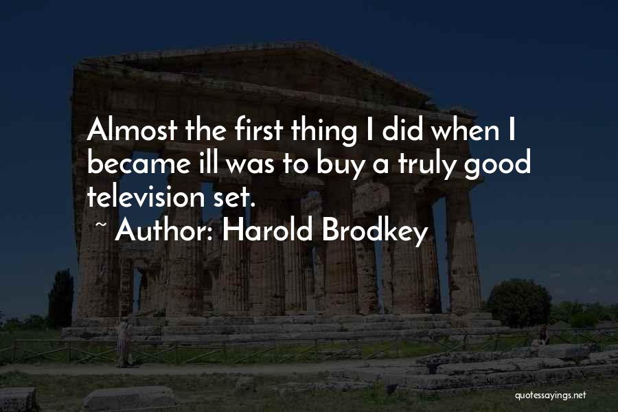 Late Migrations Quotes By Harold Brodkey