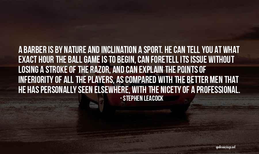 Late Migrations Quotes By Stephen Leacock