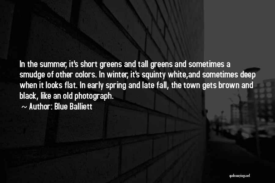 Late Winter Quotes By Blue Balliett