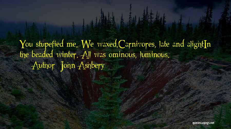 Late Winter Quotes By John Ashbery