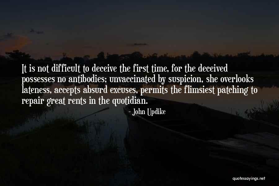 Lateness Quotes By John Updike Lateness Quotes By John Updike