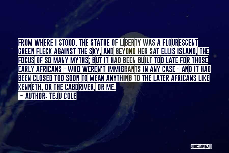 Later Is Too Late Quotes By Teju Cole
