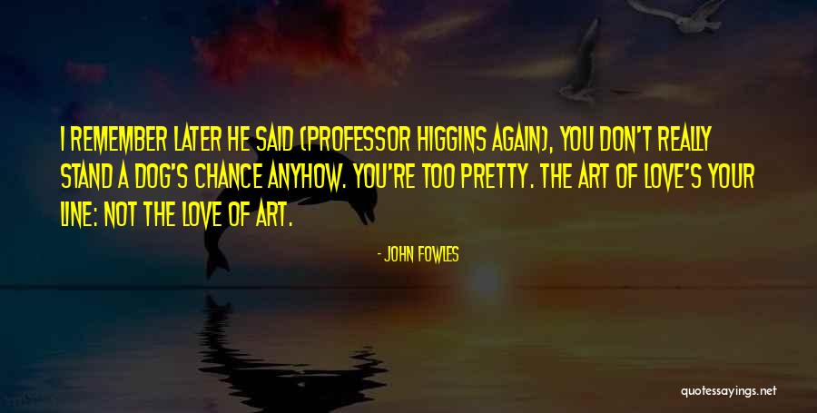 Later Love Quotes By John Fowles Later Love Quotes By John Fowles