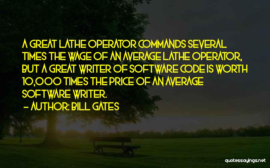 Lathe Quotes By Bill Gates