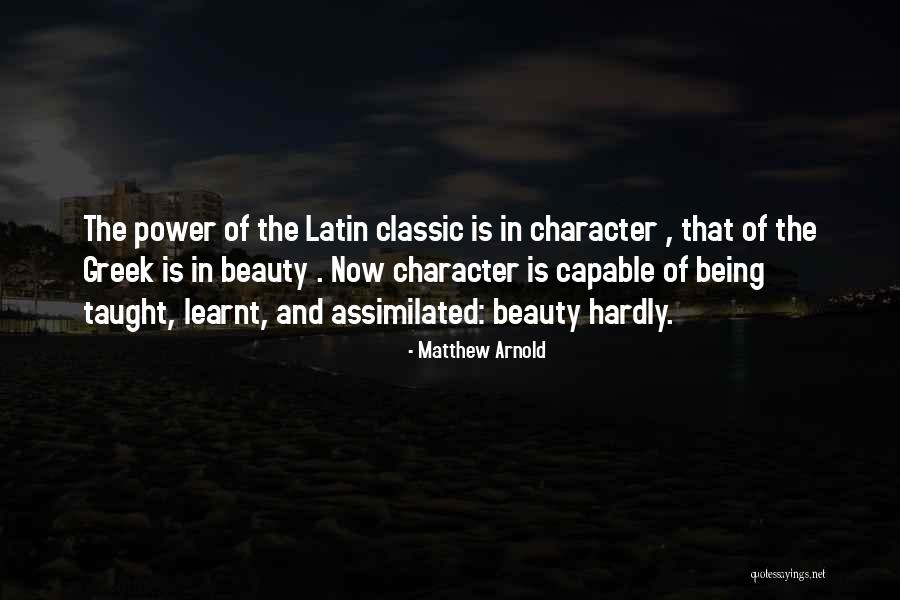 Latin And Greek Quotes By Matthew Arnold Latin And Greek Quotes By Matthew Arnold