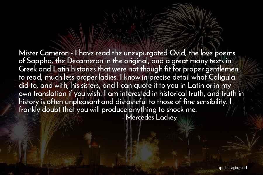 Latin And Greek Quotes By Mercedes Lackey Latin And Greek Quotes By Mercedes Lackey