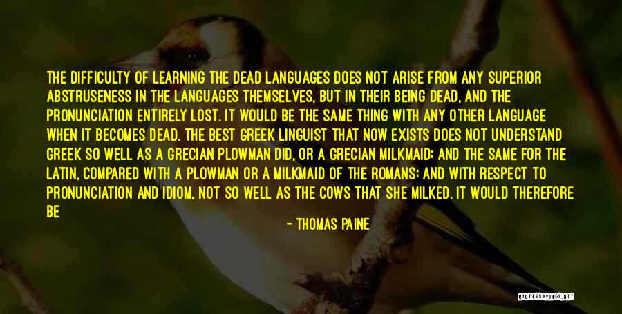 Latin And Greek Quotes By Thomas Paine Latin And Greek Quotes By Thomas Paine