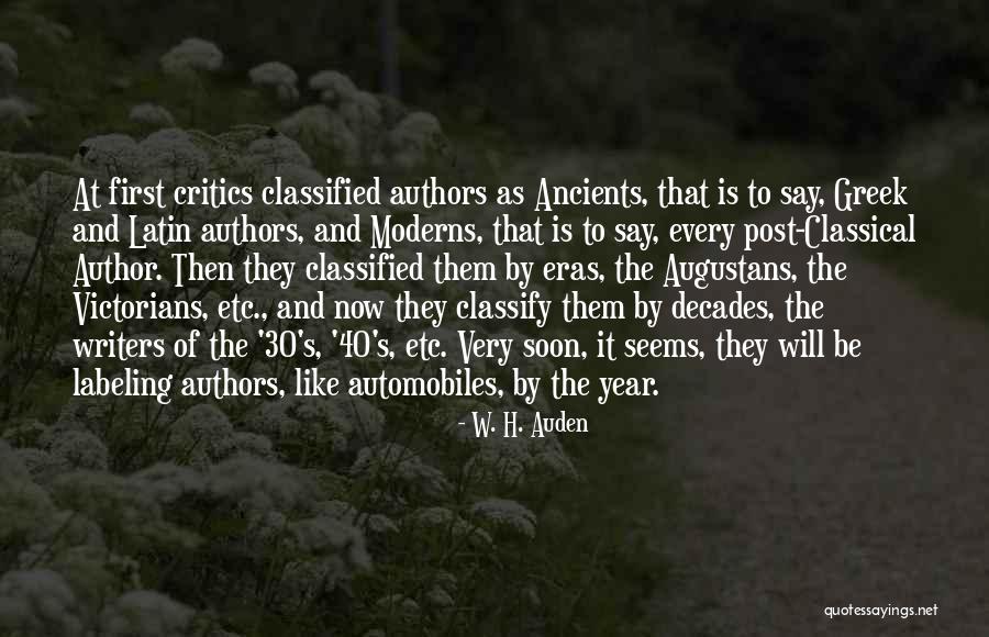 Latin And Greek Quotes By W. H. Auden Latin And Greek Quotes By W. H. Auden