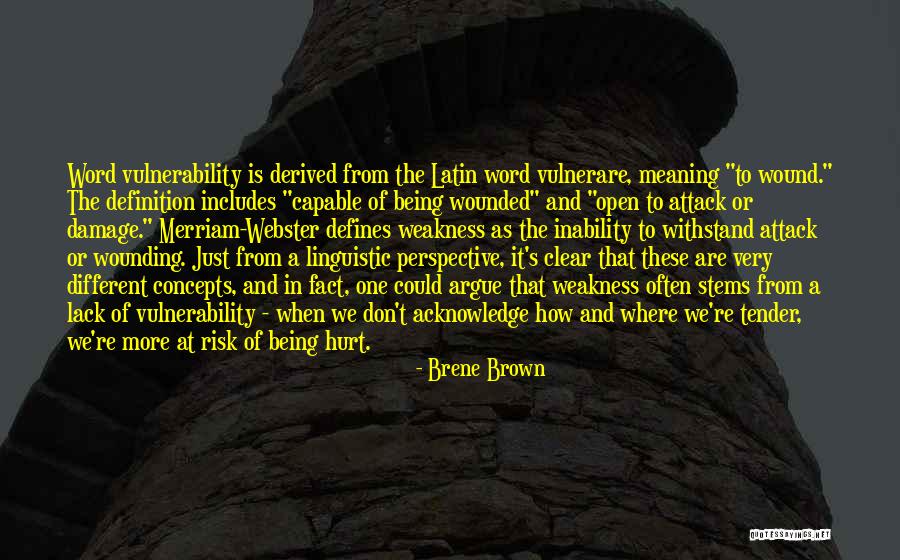 Latin Meaning Quotes By Brene Brown