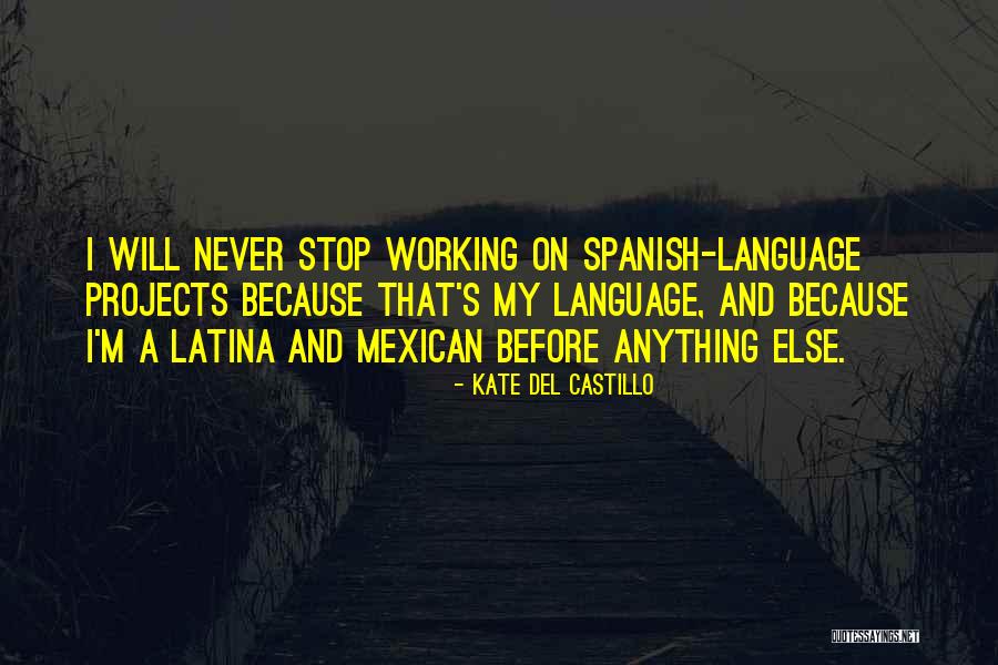 Latina Quotes By Kate Del Castillo