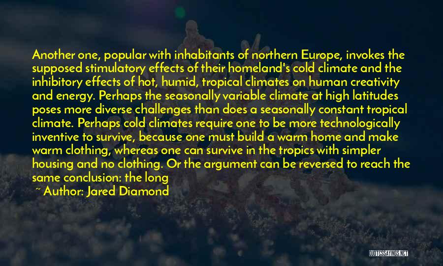 Latitudes Quotes By Jared Diamond