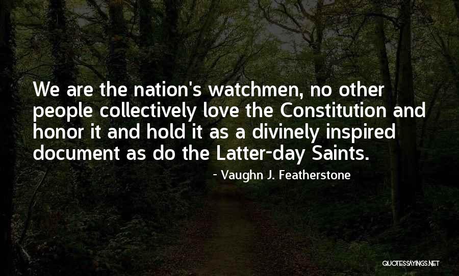 Latter Day Quotes By Vaughn J. Featherstone