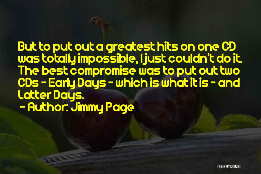 Latter Days Quotes By Jimmy Page