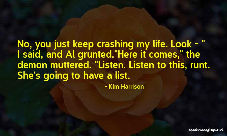 Lauber Imports Quotes By Kim Harrison Lauber Imports Quotes By Kim Harrison