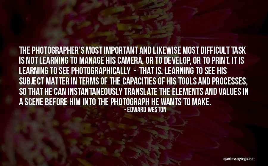 Laudrup Fifa Quotes By Edward Weston Laudrup Fifa Quotes By Edward Weston