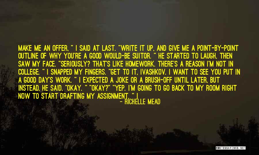 Laugh Until Quotes By Richelle Mead Laugh Until Quotes By Richelle Mead