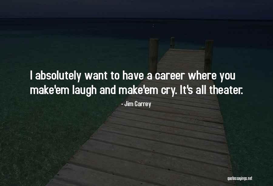 Laugh When You Want To Cry Quotes By Jim Carrey