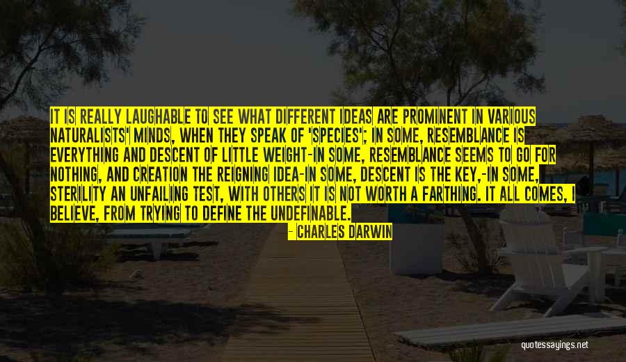 Laughable Quotes By Charles Darwin