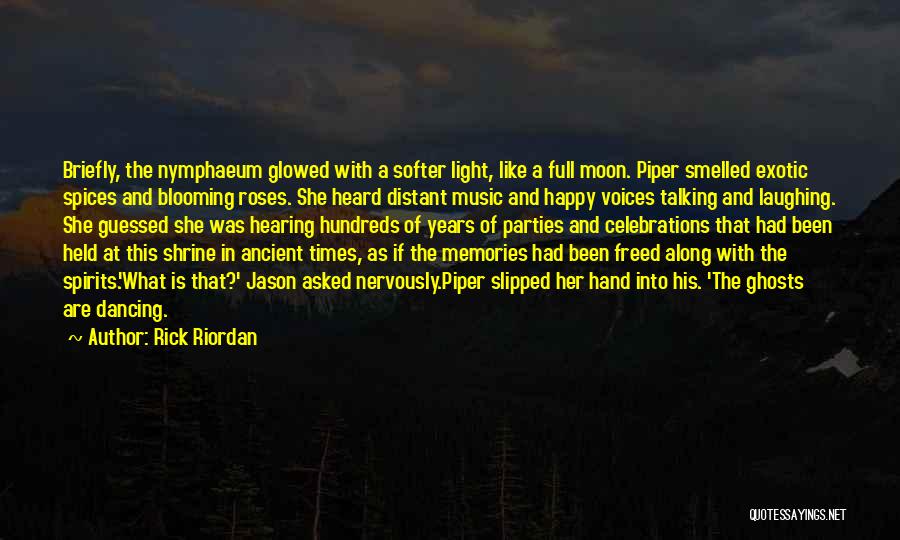 Laughing And Dancing Quotes By Rick Riordan