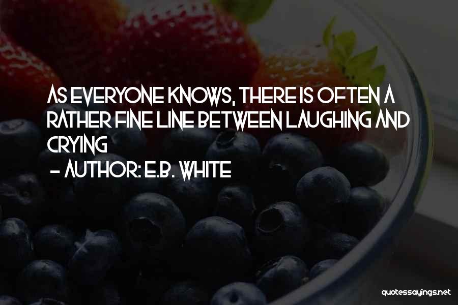 Laughing Often Quotes By E.B. White
