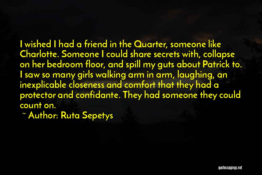 Laughing With Someone Quotes By Ruta Sepetys