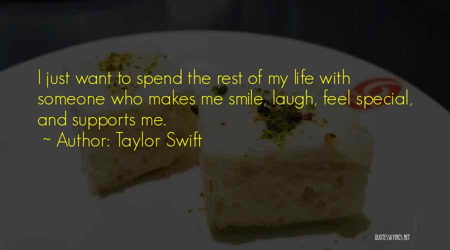 Laughing With Someone Quotes By Taylor Swift