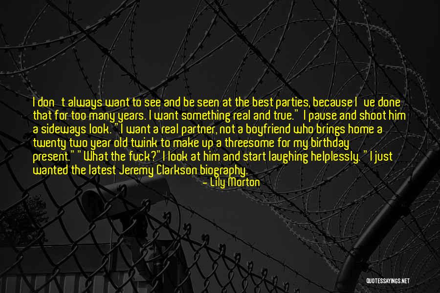 Laughing With Your Boyfriend Quotes By Lily Morton Laughing With Your Boyfriend Quotes By Lily Morton