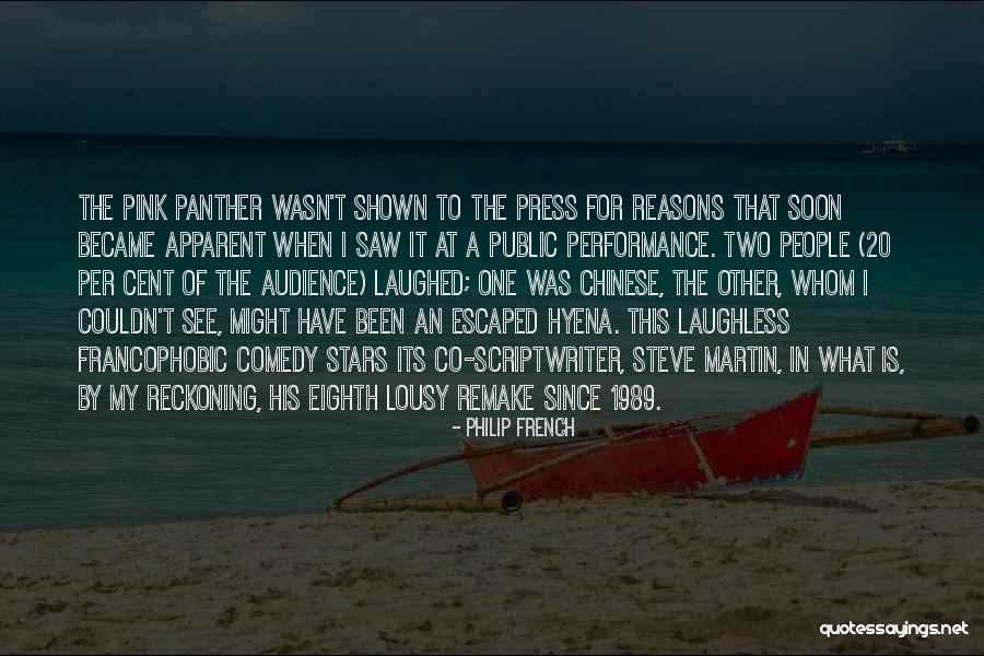 Laughless Quotes By Philip French Laughless Quotes By Philip French