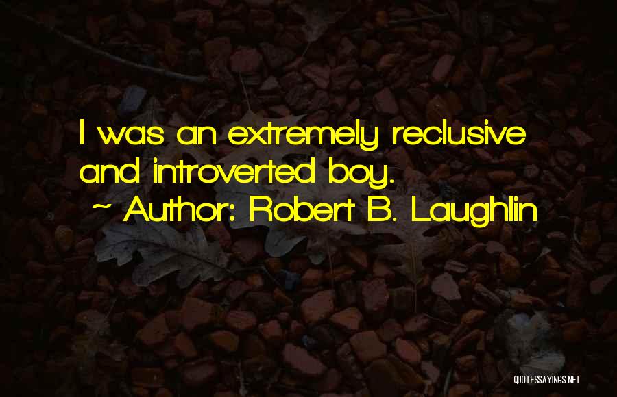 Laughlin Quotes By Robert B. Laughlin