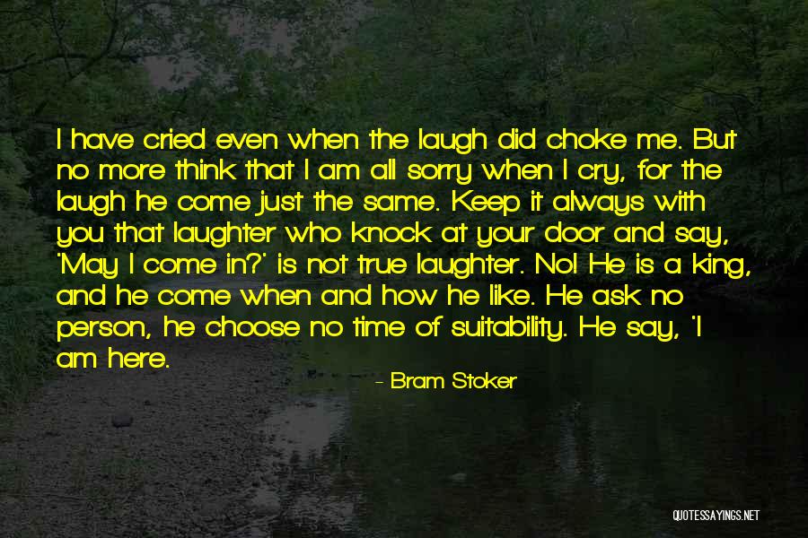 Laughter And Joy Quotes By Bram Stoker