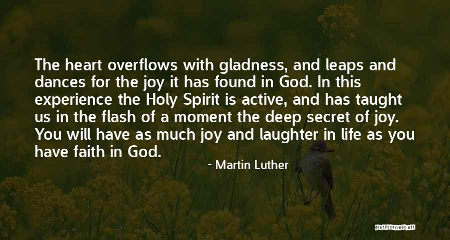 Laughter And Joy Quotes By Martin Luther