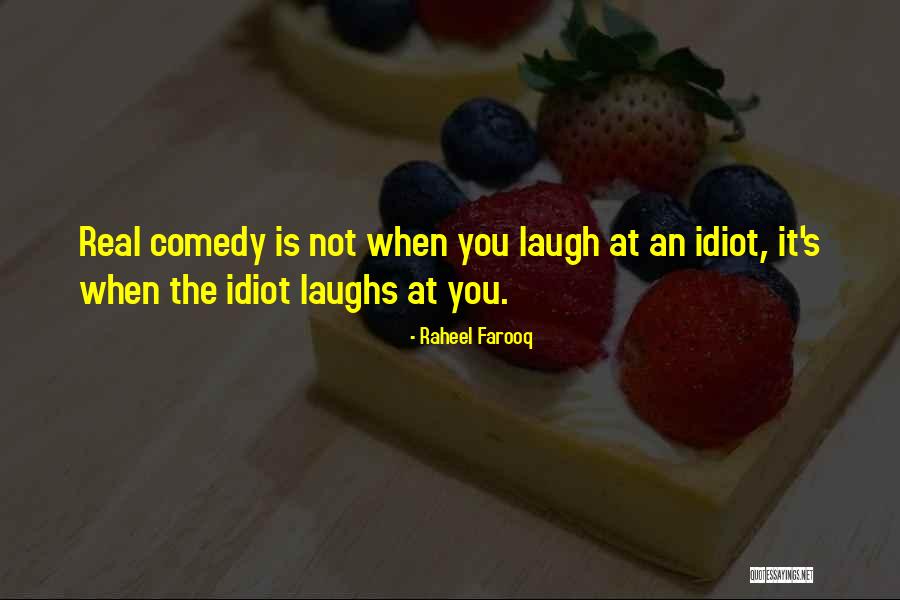 Laughter Funny Quotes By Raheel Farooq