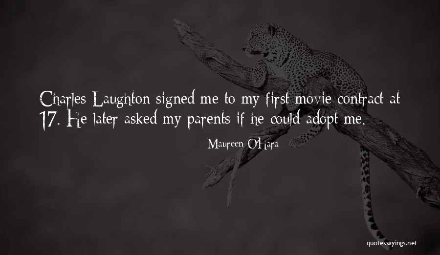 Laughton Charles Quotes By Maureen O'Hara Laughton Charles Quotes By Maureen O'Hara