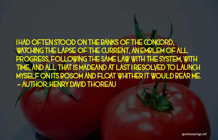 Launch Time Quotes By Henry David Thoreau