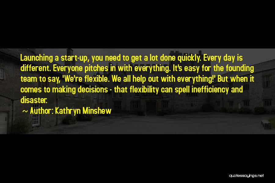 Launching Quotes By Kathryn Minshew